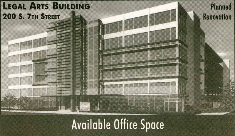What might have been at the old Legal Arts Building.