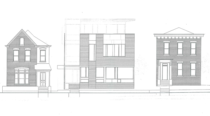 Franklin HouseFranklin House Elevation (Drawing by Arcumbra, Inc. / Michael Barry)