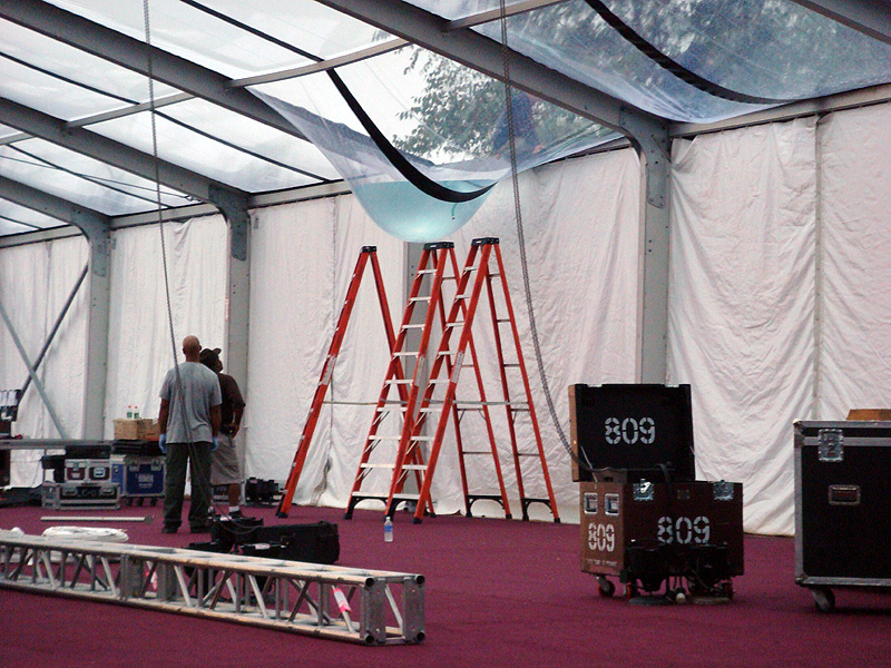 Ryder Cup Gala Tent Avoids Disaster