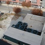 Washington Street side of property for parking