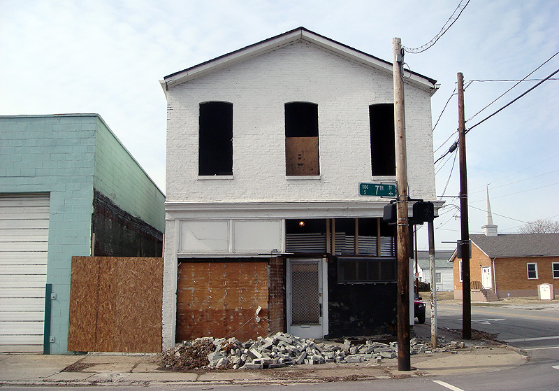 Commercial building under renovation