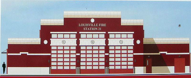 Rendering of Butchertown Fire Station (by Studio A)