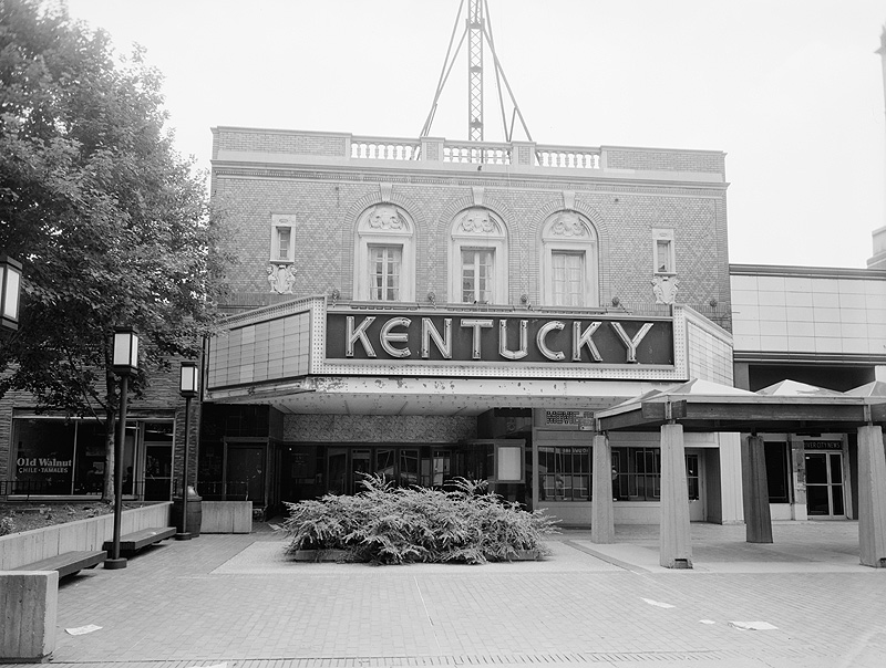 The Kentucky Theater decades ago (photo via Library of Congress)