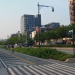 Bike path & West Street at Hudson River Park Bike path & West Street at Hudson River Park