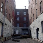 Large brick warehouses in Shippingport Large brick warehouses in Shippingport