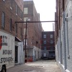Large brick warehouses in Shippingport Large brick warehouses in Shippingport