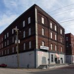 A large brick warehouse on 15th & Lytle Street A large brick warehouse on 15th & Lytle Street