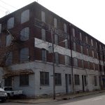 A large brick warehouse on 15th & Lytle Street A large brick warehouse on 15th & Lytle Street