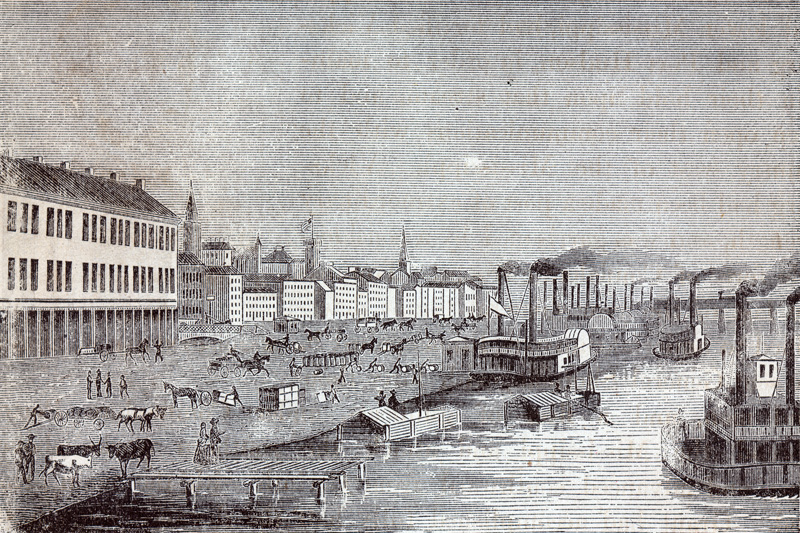 Louisville waterfront a long, long time ago