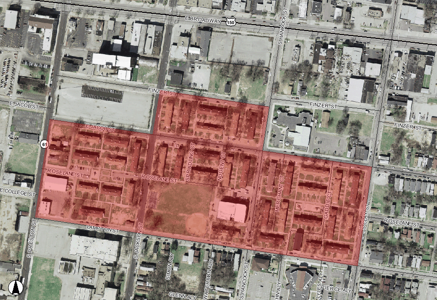 Shepherd Square & Smoketown vicinity (map via Lojic)