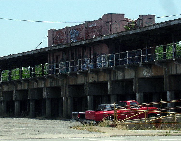 Baxter Elevated Train Station Before Demolition (BS File Photo)