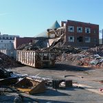 D&W Silks under demolition (Late-October)