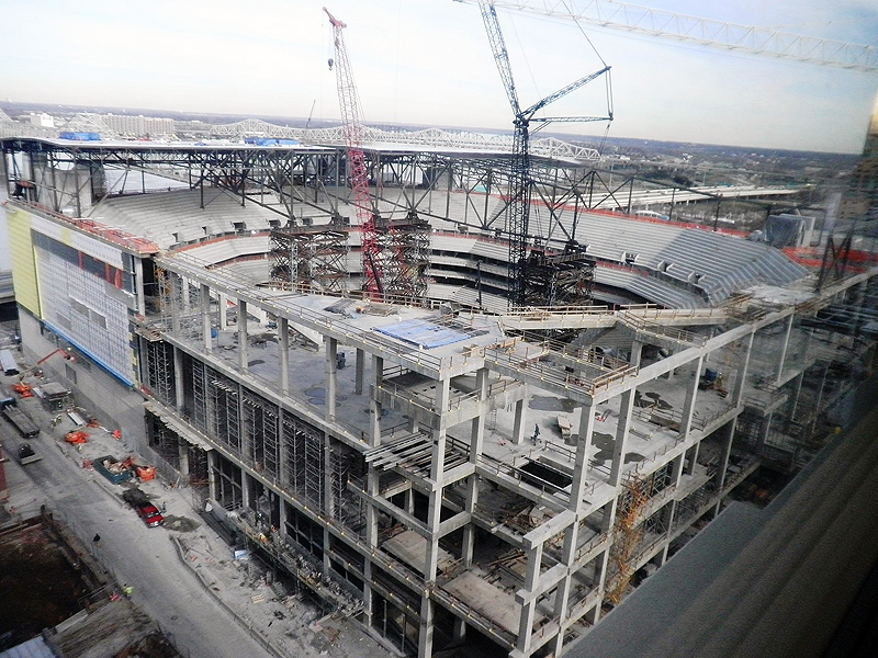 Arena Construction (Photo courtesy Steve Wiser)