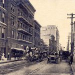 Fourth Street in Early 20th Century (BS File Postcard)