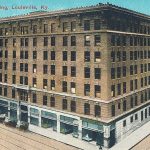 Atherton Building & Mary Anderson Theater (BS File Postcard)
