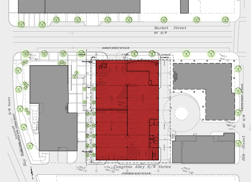 Site plan for Glassworks District (Courtesy City Properties Group)