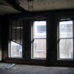 Inside the upper floors at the Caperton Block