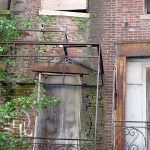 Deterioration on Washington Street facades (BS File Photo)