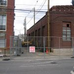Demolition begins at old Spalding University gym (Photo courtesy tipster)