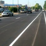 New bike lane on 8th Street (Courtesy Bike Louisville)
