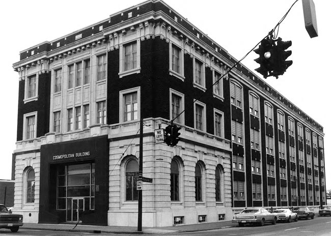 Cosmopolitan building on Third Street (National Register)