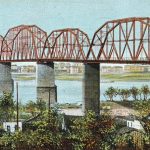The Big Four Bridge in 1906 (Broken Sidewalk)