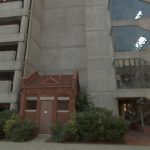 Brick utility sub-station on Armory Place could be demolished. (Via Google)