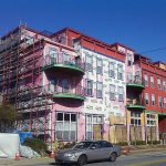 Facade repair work at Cliff View Terrace. (Courtesy Tipster)
