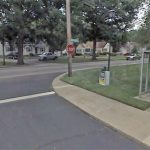 Bus stop near the deadly collision. (Courtesy Google)