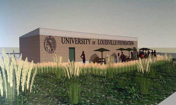 Rendering of the planned green roof. (Courtesy UL/Mayor's Office)