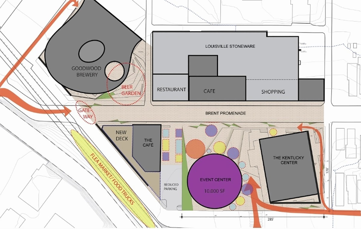 Master plan for Paristown Pointe. (Courtesy PPPT)