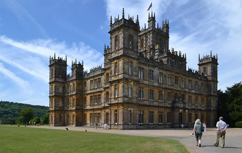 Highclere Castle was the set of Downton Abbey. (Janie-Rice Brother)