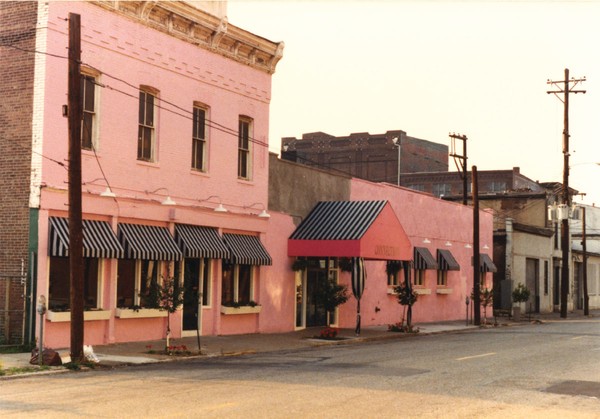 An early view of The Connection when it was painted pink. (Courtesy UL Archives)