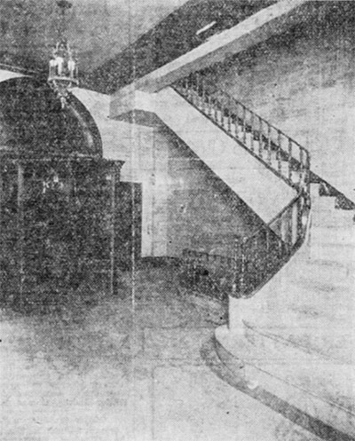 Stairwell in the Fincastle Building when it opened in 1928. (Hesse Photographer)