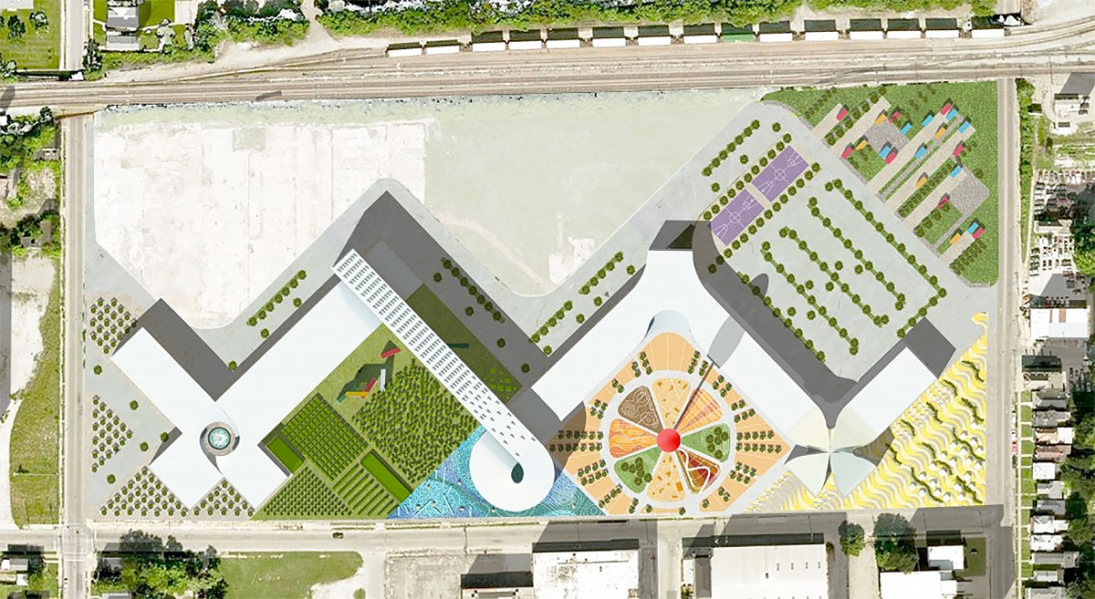 OMA's site plan for the West Louisville FoodPort. (Courtesy Seed Capital KY)