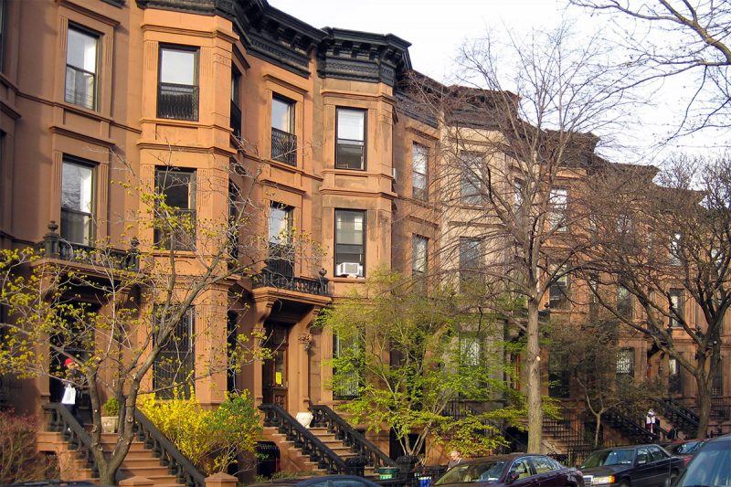 Brownstone rowhouses in Park Slope, Brooklyn. (Wally Gobetz / Flickr)