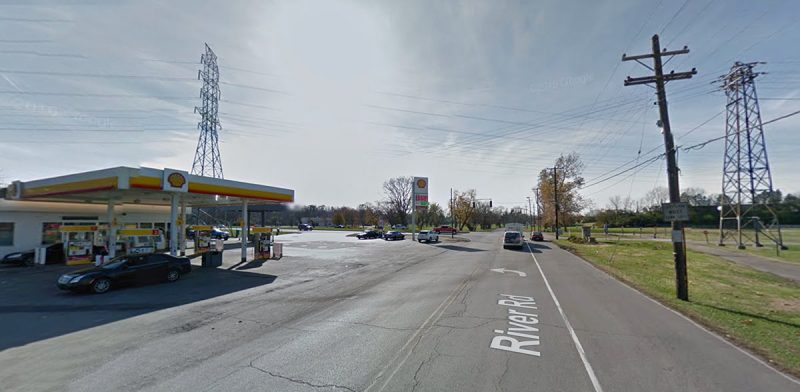 Looking west on River Road toward the intersection with Zorn Avenue. (Courtesy Google)