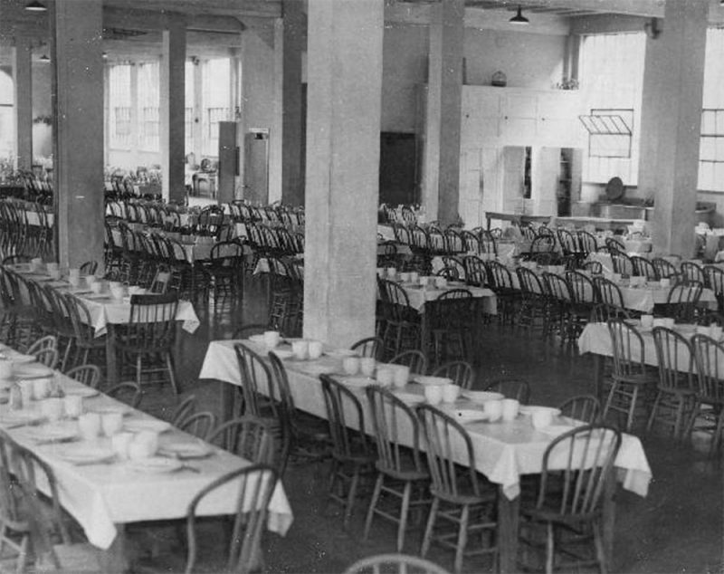 Dining room at Central State Hospital, circa 1933. (Courtesy UL Archives - Reference)