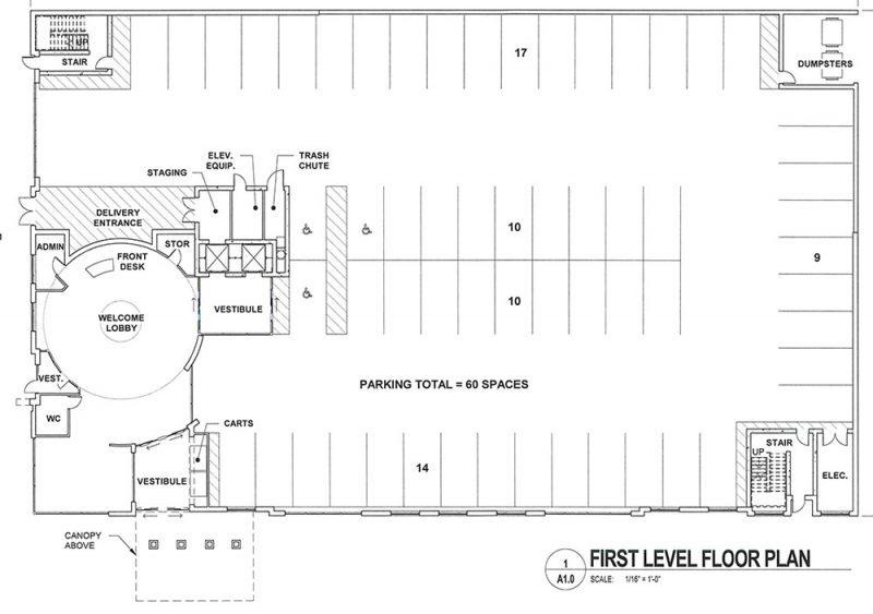 The ground floor plan. (TBD+ Architects)