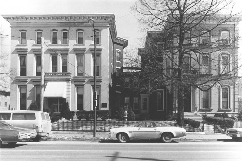 The Cornwall House and the Brown House are now parking lots. (Courtesy National Register)