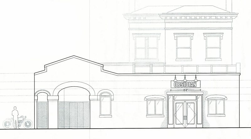 The new facade of Obsidian. (Courtesy Urban 1, LLC)