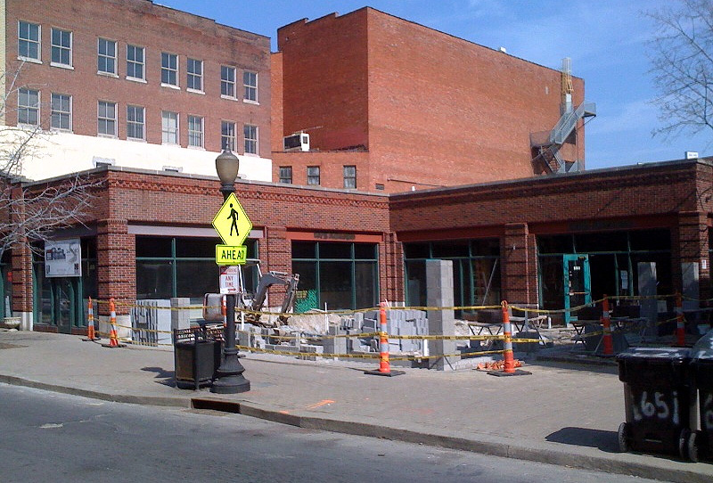 Construction at Sapporo on Fourth Street (Courtesy tipster)