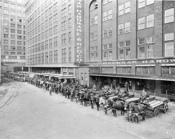 Belknap Hardware Buildings in 1929 (from U of L Photographic Archives)