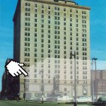 Vintage view of National Theater site & Kentucky Tower (BS File Photo)