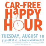 Car-Free Happy Hour on August 10