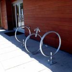 Bike rack in Portland, Oregon (BS Photo)
