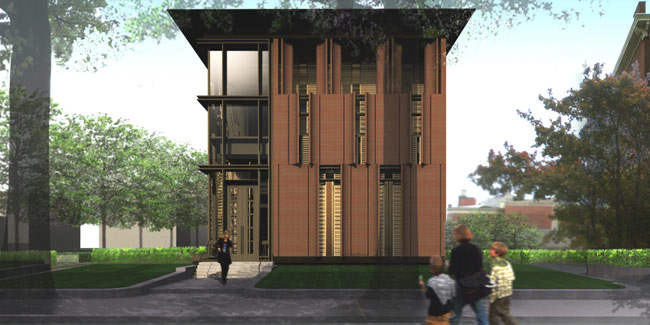 Rendering of proposed Filson Society expansion (Courtesy De Leon & Primmer)