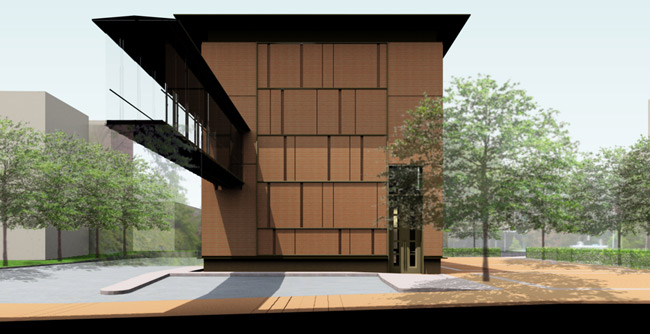 Rendering of proposed Filson Society expansion (Courtesy De Leon & Primmer)