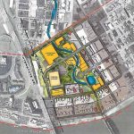 One development proposal for the Jeffersonville Canal District (Courtesy Construction Solutions)