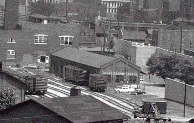 Shippingport railyards long ago (Courtesy R.D. Schooling)